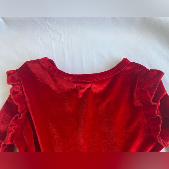 BCBGirls Red Velvet Holiday Tunic Size 4T - Picture 8 of 11